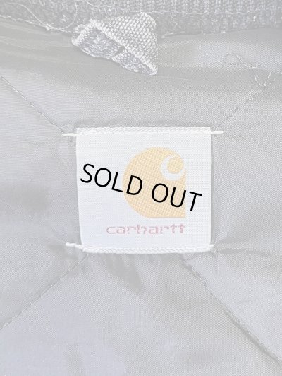 画像2: CARHARTT 裏地キルティング ダックベスト フェードブラック (VINTAGE)