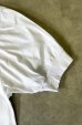 画像3: RACE BRAND 袖リブ付き シングルステッチ ヘンリーネック Tシャツ ホワイト (VINTAGE) (3)