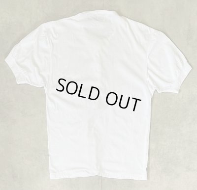 画像4: RACE BRAND 袖リブ付き シングルステッチ ヘンリーネック Tシャツ ホワイト (VINTAGE)