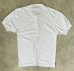 画像4: RACE BRAND 袖リブ付き シングルステッチ ヘンリーネック Tシャツ ホワイト (VINTAGE) (4)