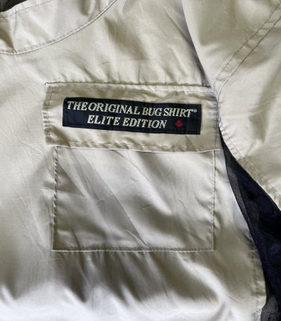 画像3: THE ORIGINAL BUG SHIRT ナイロン/メッシュ アノラック ベージュ/ブラック カナダ製 (VINTAGE)