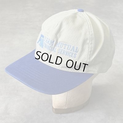 画像1: FARM MUTUAL FINANCIAL SERVICES 6パネル ベースボールキャップ ツートンカラー (USED)