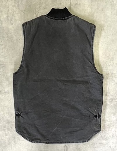 画像4: CARHARTT 裏地キルティング ダックベスト フェードブラック (VINTAGE)