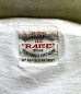 画像2: RACE BRAND 袖リブ付き シングルステッチ ヘンリーネック Tシャツ ホワイト (VINTAGE) (2)