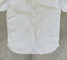 他の写真2: 90'S EDDIE BAUER 白タグ オックスフォード マチ付き 半袖 バンドカラーシャツ ホワイト (VINTAGE)