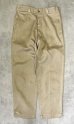 画像1: 50'S アメリカ軍 US ARMY "MIL-T-2064C" ボタンフライ チノパンツ ベージュ (VINTAGE) (1)
