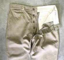 他の写真1: 50'S アメリカ軍 US ARMY "MIL-T-2064C" ボタンフライ チノパンツ ベージュ (VINTAGE)