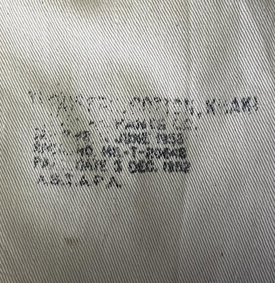 画像2: 50'S アメリカ軍 US ARMY "MIL-T-2064B" ボタンフライ チノパンツ ベージュ (VINTAGE)