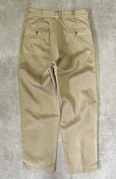画像3: 50'S アメリカ軍 US ARMY "MIL-T-2064C" ボタンフライ チノパンツ ベージュ (VINTAGE)