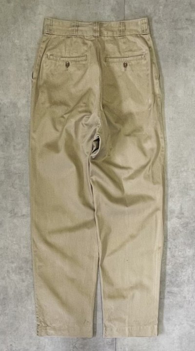 画像5: 50'S アメリカ軍 US ARMY "MIL-T-2064B" ボタンフライ チノパンツ ベージュ (VINTAGE)