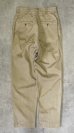 画像5: 50'S アメリカ軍 US ARMY "MIL-T-2064B" ボタンフライ チノパンツ ベージュ (VINTAGE) (5)