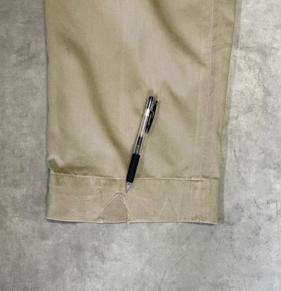 画像4: 50'S アメリカ軍 US ARMY "MIL-T-2064C" ボタンフライ チノパンツ ベージュ (VINTAGE)