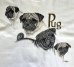 画像2: 90'S LAURA ROGERS "PUG" 半袖 Tシャツ ホワイト (VINTAGE) (2)