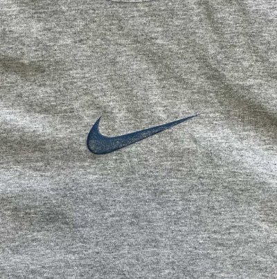 画像3: 00'S NIKE センターロゴ 半袖 Tシャツ グレー (VINTAGE)
