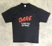 画像1: 90'S D.A.R.E. シングルステッチ 半袖 Tシャツ ブラック (VINTAGE) (1)