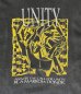 画像3: 90'S UNITY シングルステッチ 両面プリント 半袖 Tシャツ ブラック USA製 (VINTAGE) (3)
