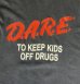画像3: 90'S D.A.R.E. シングルステッチ 半袖 Tシャツ ブラック (VINTAGE) (3)