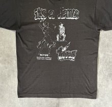他の写真3: 90'S IT'S A DANCE シングルステッチ 半袖 Tシャツ フェードブラック カナダ製 (VINTAGE)