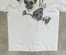 他の写真2: 90'S LAURA ROGERS "PUG" 半袖 Tシャツ ホワイト (VINTAGE)