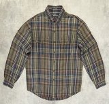 90'S RALPH LAUREN リネン/シルク 2WAYシャツ チェック柄 (VINTAGE)