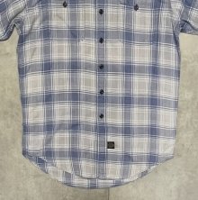 他の写真3: 90'S RRL 三ツ星タグ ライトフランネル 半袖 ワークシャツ チェック柄 (VINTAGE)