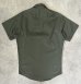 画像3: 70'S SEARS "PERMA-PREST" 半袖 ワークシャツ オリーブ (VINTAGE) (3)