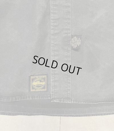 画像3: 90'S RRL 三ツ星タグ ポプリン 半袖 ワークシャツ ブラック (VINTAGE)