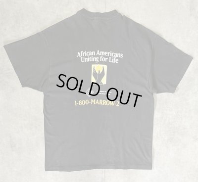 画像4: 90'S UNITY シングルステッチ 両面プリント 半袖 Tシャツ ブラック USA製 (VINTAGE)