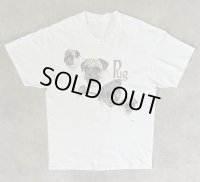 90'S LAURA ROGERS "PUG" 半袖 Tシャツ ホワイト (VINTAGE)