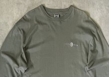 他の写真1: 00'S PATAGONIA  x LOTUS DESIGNS "BENEFICIAL T'S" 両面ロゴ刺繍 長袖 Tシャツ オリーブ (VINTAGE)
