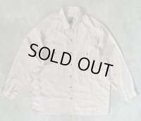 90'S PATAGONIA "ヤシの木タグ" マチ付きポケット 長袖 シャツ ベージュ (VINTAGE)