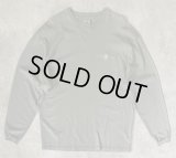 00'S PATAGONIA  x LOTUS DESIGNS "BENEFICIAL T'S" 両面ロゴ刺繍 長袖 Tシャツ オリーブ (VINTAGE)