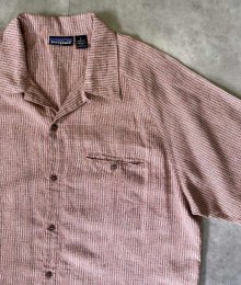 他の写真2: 03'S PATAGONIA ヘンプ100% 半袖 オープンカラーシャツ チェック柄 (VINTAGE)
