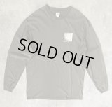 90'S PATAGONIA "BENEFICIAL T'S" バックプリント 長袖 Tシャツ カーキ USA製 (VINTAGE)