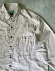 他の写真2: 90'S PATAGONIA "ヤシの木タグ" マチ付きポケット 長袖 シャツ ベージュ (VINTAGE)