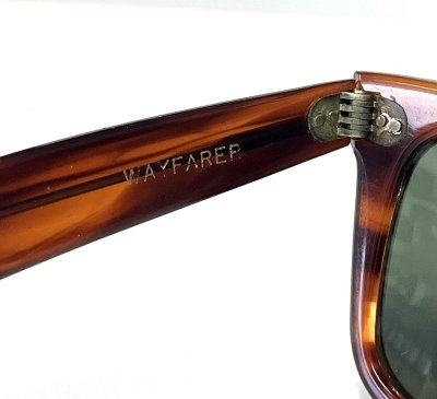 画像6: 80'S B&L ボシュロム製 RAY-BAN "WAYFARER" サングラス べっ甲ブラウン USA製 (VINTAGE)