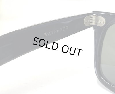 画像6: 80'S B&L ボシュロム製 RAY-BAN "WAYFARER" サングラス ブラック USA製 (VINTAGE)