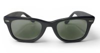 80'S B&L ボシュロム製 RAY-BAN "WAYFARER" サングラス マットブラック USA製 (VINTAGE)