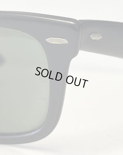 画像4: 80'S B&L ボシュロム製 RAY-BAN "WAYFARER" サングラス マットブラック USA製 (VINTAGE)