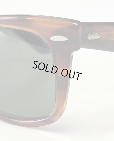 画像4: 80'S B&L ボシュロム製 RAY-BAN "WAYFARER" サングラス べっ甲ブラウン USA製 (VINTAGE)
