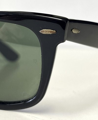 画像4: 80'S B&L ボシュロム製 RAY-BAN "WAYFARER" サングラス ブラック USA製 (VINTAGE)