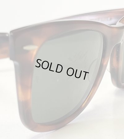 画像7: 80'S B&L ボシュロム製 RAY-BAN "WAYFARER" サングラス べっ甲ブラウン USA製 (VINTAGE)