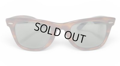 画像1: 80'S B&L ボシュロム製 RAY-BAN "WAYFARER" サングラス べっ甲ブラウン USA製 (VINTAGE)