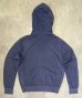 画像4: 90'S RALPH LAUREN ダブルジップ スウェットパーカー フェードネイビー (VINTAGE) (4)