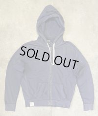 90'S RALPH LAUREN ダブルジップ スウェットパーカー フェードネイビー (VINTAGE)