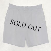 90'S RALPH LAUREN "TYLER SHORT" ツープリーツ チノショーツ フェードネイビー (VINTAGE)