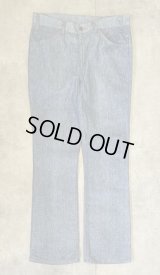 70'S LEVIS ボタン裏32 ブーツカットデニム インディゴ 42TALONジップ USA製 (DEADSTOCK)