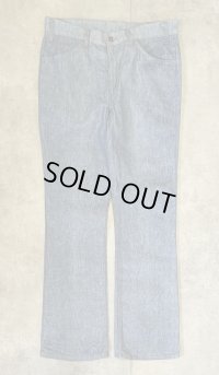 70'S LEVIS ボタン裏32 ブーツカットデニム インディゴ 42TALONジップ USA製 (DEADSTOCK)