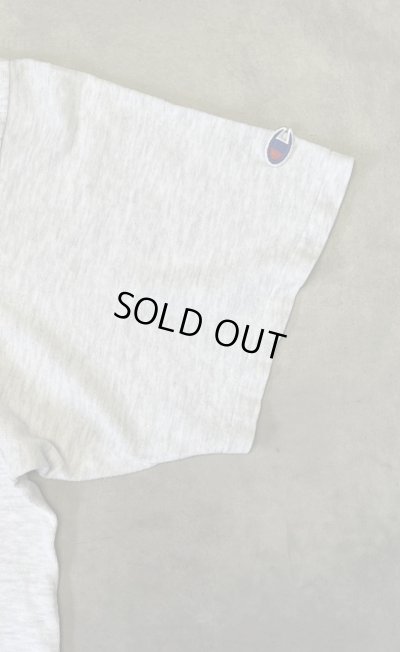 画像3: 90'S CHAMPION 青タグ シングルステッチ 半袖 Tシャツ アッシュグレー USA製 (VINTAGE)