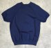 画像5: 80'S GEARING UP ラグランスリーブ クルーネック 半袖 スウェットシャツ ネイビー (DEADSTOCK) (5)